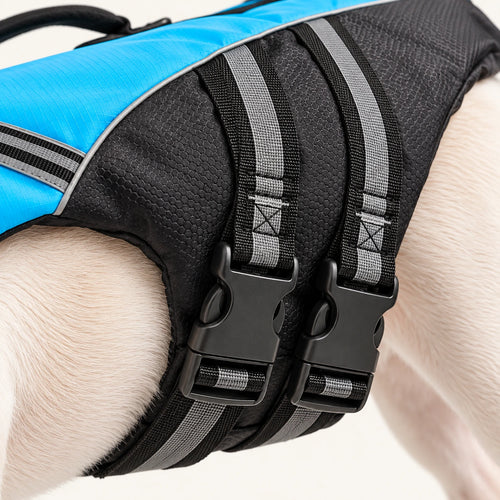 Chaleco salvavidas para perros Farlique con reposacabezas