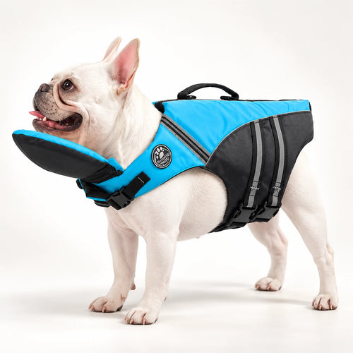 Chaleco salvavidas para perros Farlique con reposacabezas